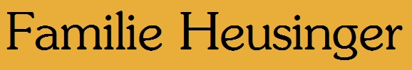 Familie Heusinger
